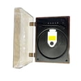 thumbnail image 1 of Inteprter Reproductor de CD ABS elegante de estilo retro con conectividad USB y Bluetooth Reproductor de CD Bluetooth Unidades flash USB Sistemas de cine en casa color nogal, 1 of 6