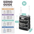 thumbnail image 4 of Paquete organizador para colgar como equipaje de mano, Gear Fitted, negro, 4 of 9