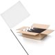 thumbnail image 1 of Marking Banderas ACE Supply, color blanco, 1000 unidades, 10 x 12 x 38 cm, para jardín, 1 of 8