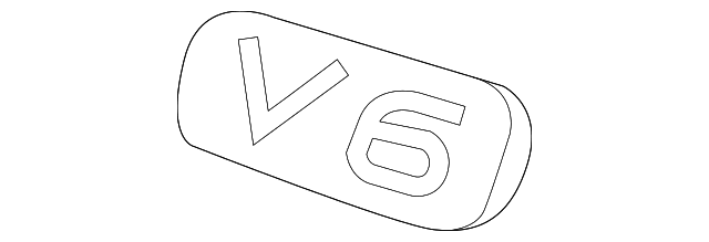 Genuine OE Honda Bumper Cover Emblem - 75731-S87-A00