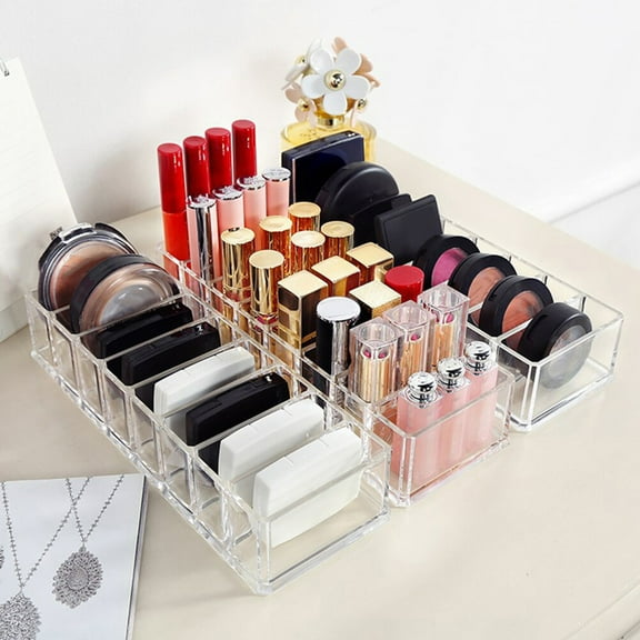 OUNONA  Eyeshadow Shadows Cosmetic Storage Box Easy Hold Pressed Powder Holder