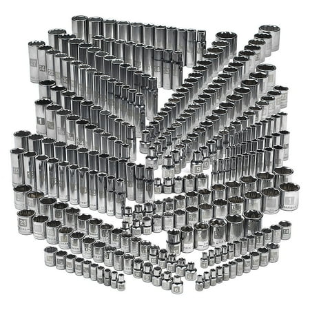 - Craftsman 299 piece Ultimate Easy Read Deep Standard SAE Metric Socket Set