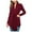 Wine, variant on Black and Friday 2025 Lindreshi Cardigan Sweaters for Women Lightweight Women鈥檚 Comfy Fashion Casual Solid Color Sleeve Lace Up Cardigan Top