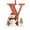 #043-Y, variant on Cheapark 3.9 Inch (10cm) Christmas Acrylic Letter Ornaments - 26 Alphabet Pendants For Custom Xmas Tree, Home Holiday Decor