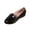 Black, variant on Willtoo Womens Bow Loafers Slip On Low Wedge Flat Dress Shoes Comfort Non Slip Walking Shoes for Office, Daily Commuting and Casual Wear