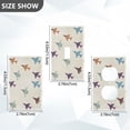 thumbnail image 7 of Yayeee Toggle Light Switch Wall Plate 1-Gang 4.5"x2.7" Home Decorative Outlet Cover, Colorful Cartoon Planes Pattern, 7 of 7