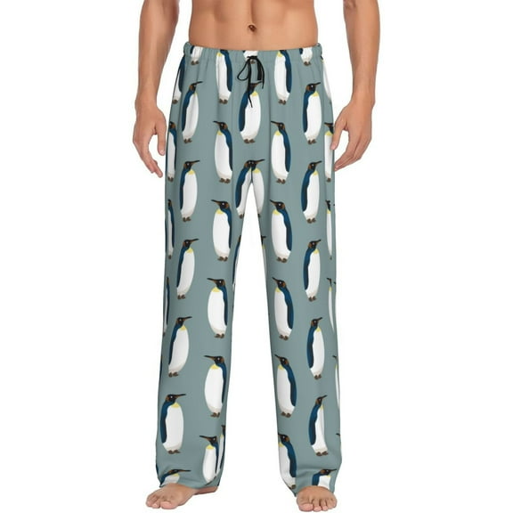 Hirioo Penguin for Women's PJ Pajama Pants Sleep Pants Women's Home Trousers with Pockets,S-3XL-Small