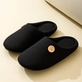 thumbnail image 2 of Amidoa Casual Women Slippers Black House Indoor Valentines Memory Foam Striped Bedroom Shoes Womens Slides 38, 2 of 4