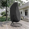 thumbnail image 3 of Funda protectora para silla colgante con cremallera Oxford Barsinfi de 190 x 115 cm, funda protectora impermeable para muebles de jardín y exterior de 190 x 115 cm, 3 of 5