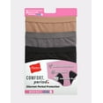 thumbnail image 5 of Hanes Women's Boyshort 3-Pack Fresh Dry Moderate Period Underwear Tagless sz 5-9, 5 of 8
