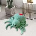 thumbnail image 1 of Muñeco de araña de peluche CUTICAT 25cm verde decoración del hogar sofá coche dibujos animados, 1 of 8