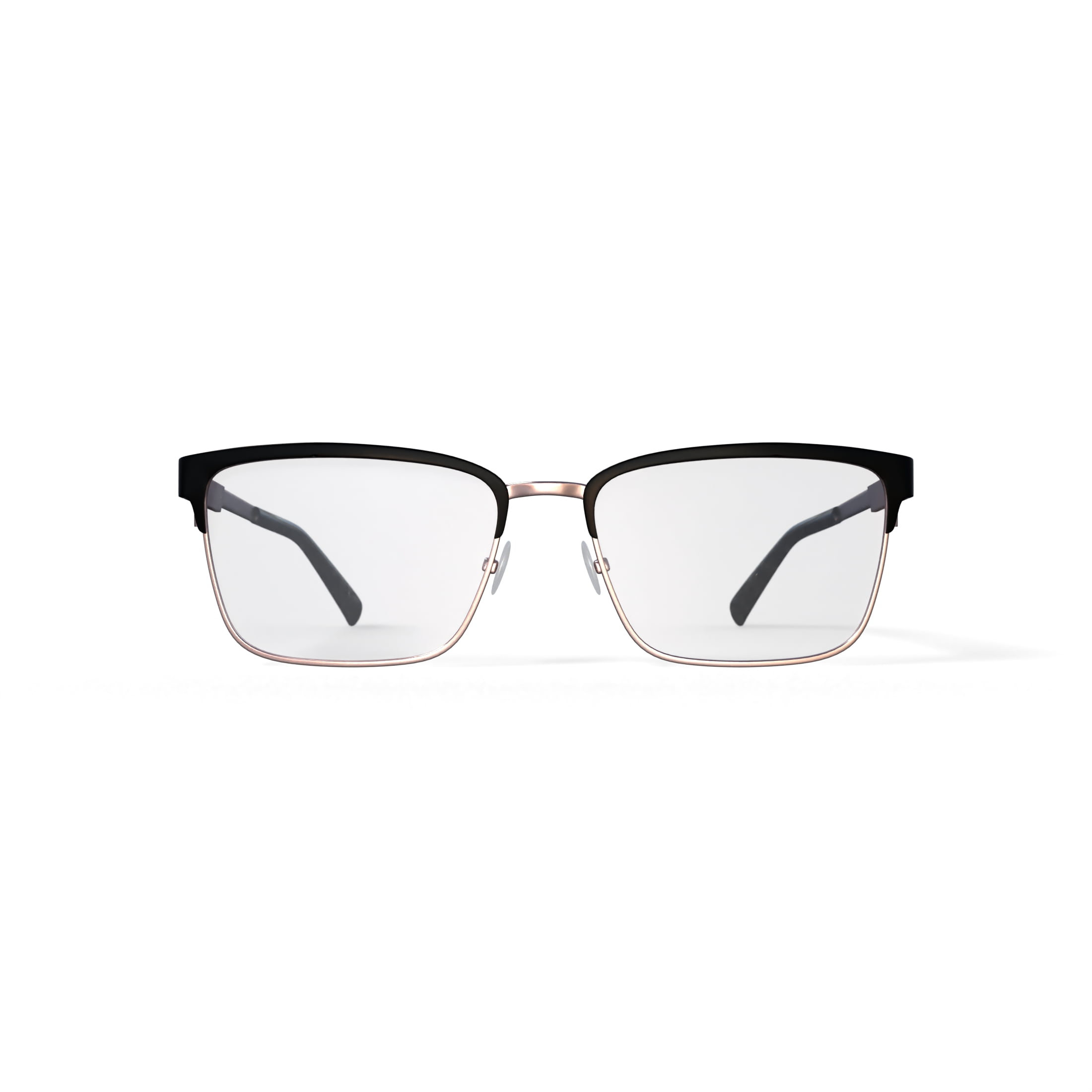 Randy Jackson Men's RJ 1117 Rectangular Prescription Eyeglasses