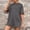 Gray, variant on Bnwani Maxi Dresses for Women,Womens Dresses,Crew Neck,Relaxed Fit,Short Sleeve,Solid,Purple,L
