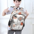thumbnail image 6 of FORMRS Unisex School Backpack 17" Student Travel Bag with Laptop Compartment, Snow Cartoon Houses, 6 of 7