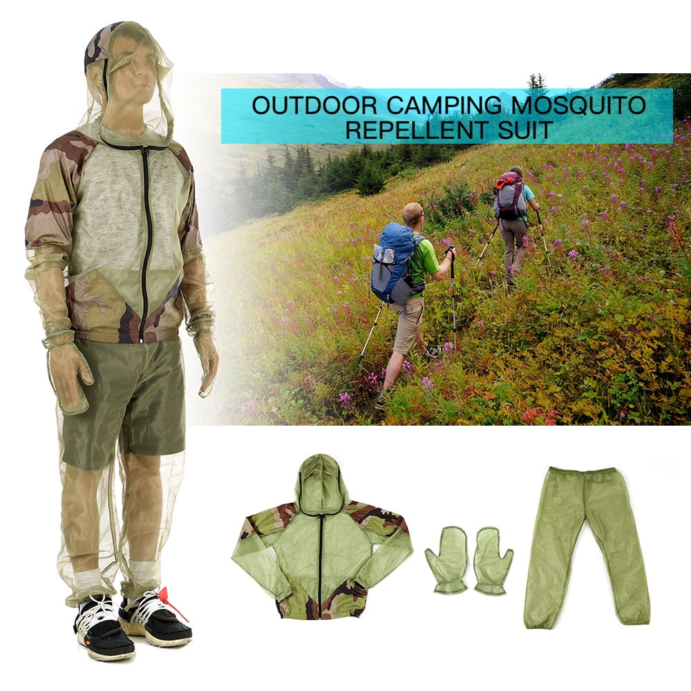 Lixada Outdoor Camping Anti Mosquito Repellent Suit Bug Jacket Insect Protective 