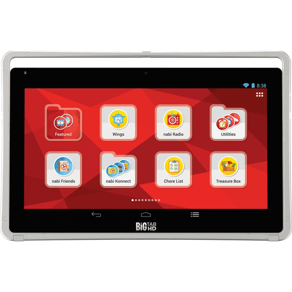 Pre-Owned nabi Big Tab 20" Touchscreen All-In-One Computer, NVIDIA Tegra 4, 2GB RAM, 16GB SSD, Android 4.4.2 KitKat, Silver/White, BT-NV20A-US