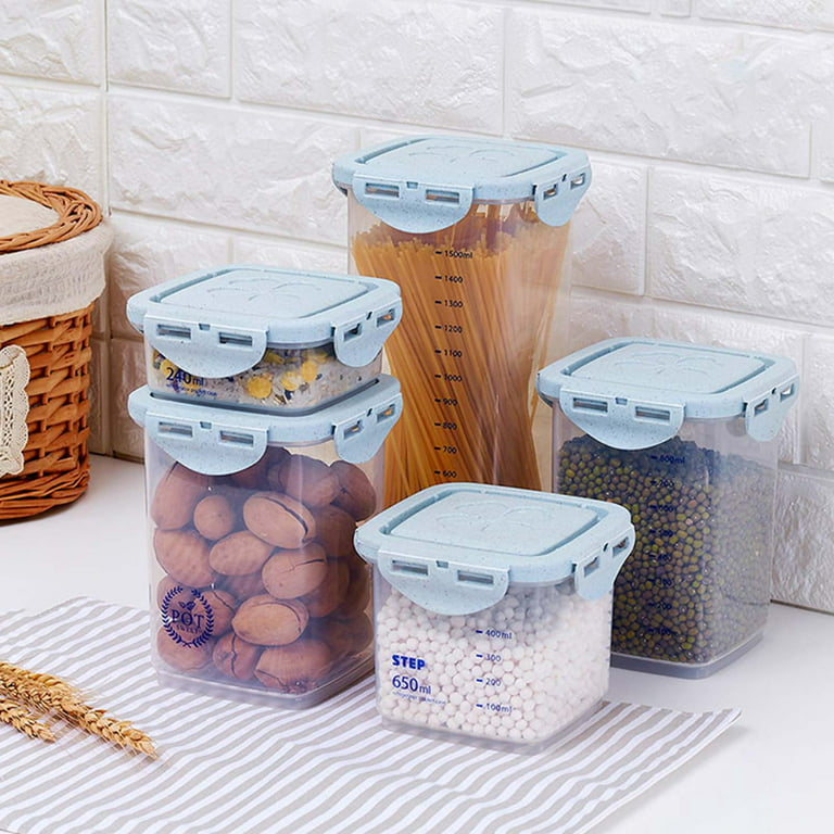 Twowood Airtight Food Storage Container Kitchen Pantry Square Cereal Organizer Bottle, Size: 1 Pcs Barbecue Cleaning Brush, Other