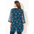 thumbnail image 3 of Catherines Women's Plus Size Y-Neck Half Placket Blouse, 3 of 6