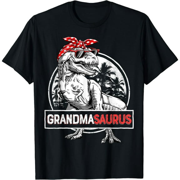 Grandmasaurus T rex Dinosaur Grandma Saurus Mother's Family Unisex T-Shirt for Men Women