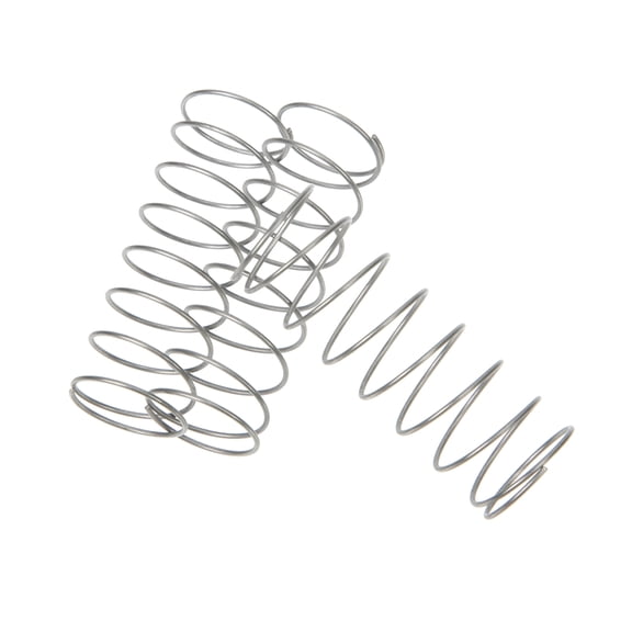CIMAXIC 3Pcs Trumpet Button Fittings Stainless Steel Springs Portable and Easy to Replace