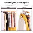 thumbnail image 3 of YAOMOBB Closet Space Saver Hooks Set of 20 Hanger Connection Hooks S Shaped Multi Layer Connecting Space Saving Design for All Hanger Types Clothing Organizer, 3 of 7