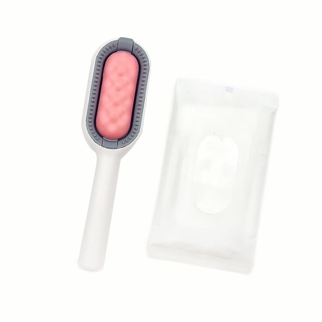 Cepillos de aseo para mascotas, peine suavemente para eliminar el pelo enredado d pelo corto rosa Zulema Cepillo de peine para mascotas