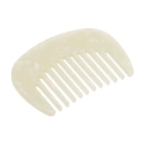Vocoste Hair Comb Wide Tooth Anti-Static Pocket Size Comb for Thick Curly Hair Mermaid White