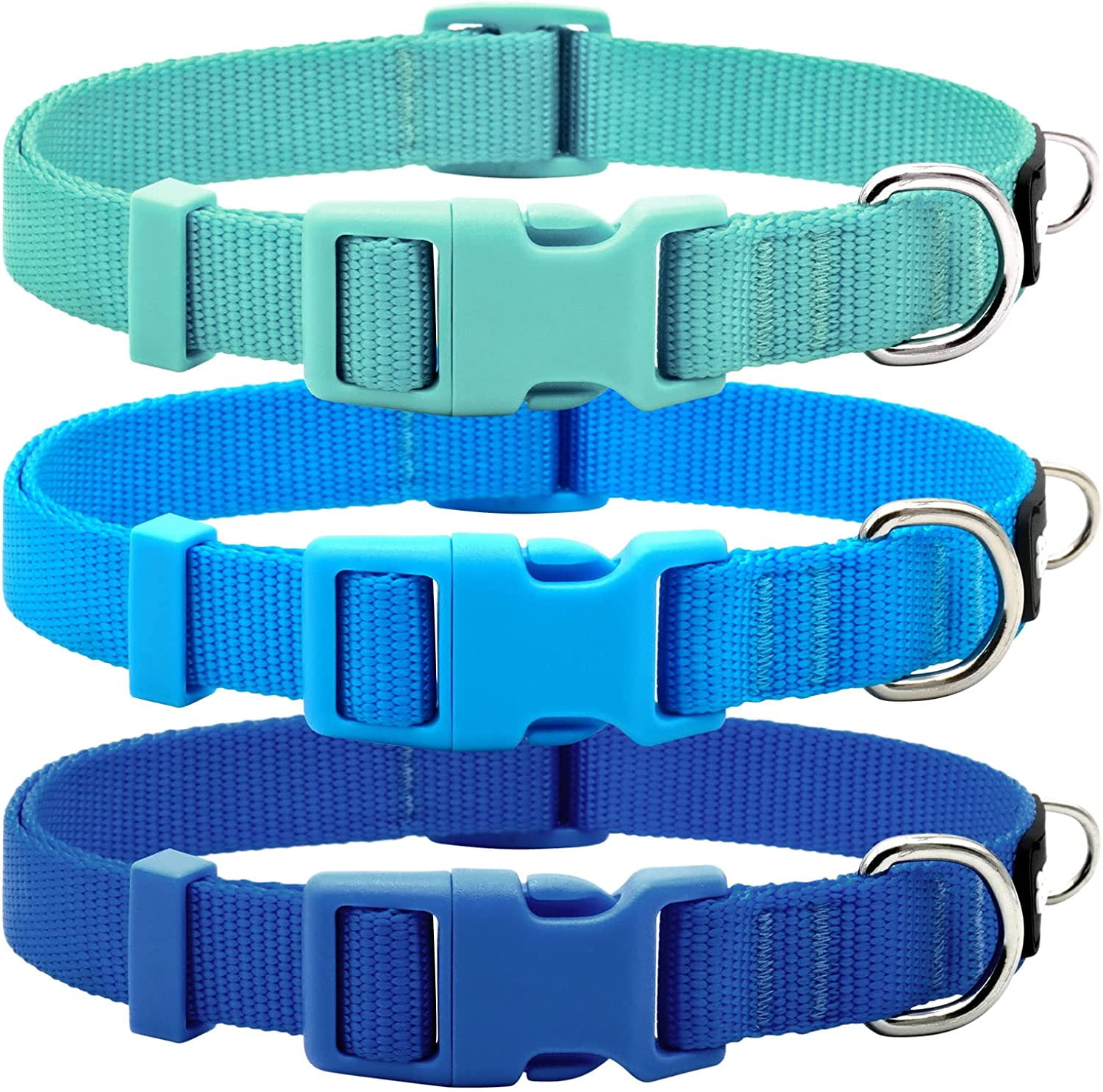 3 Pack Dog Collars Soft Comfortable Dog Collars for Small Medium and