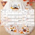thumbnail image 3 of mgoYE Toddler Baby Girl Thanksgiving Outfit Sweatshirt Flared Pants Crewneck Sweatshirt Bell Bottom Pants Set Fall Winter Clothes, 3 of 9