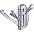 thumbnail image 1 of Gancho plegable para toallas de níquel cepillado, gancho giratorio de 3 brazos de metal simple en ángulo, gancho flexible para bata, gancho de pared para ahorro de espacio para baño RV, 1 of 5