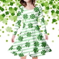 thumbnail image 2 of FhsagQ Robe pour Filles Bricolage Imprimée Robe de Princesse de Fête pour Enfants et Filles Robes de Pâques pour Filles 12-14 Ans Robes pour Filles Taille 7 Blanc 4-5 Ans, 2 of 5