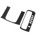 thumbnail image 3 of Pegatina para palanca de cambios, 2 piezas de fibra de carbono auténtica para decoración interior de coche, embellecedor para panel de cambios, funcionalidad inteligente, 3 of 9