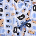 thumbnail image 3 of Ulanda Toddler Boys Pajamas 100% Cotton Kids Dinosaur 2 Piece Truck Pjs Sleepwear Clothes Sets 2-12 Years (Blue, 6-12 Months), 3 of 3