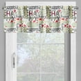 thumbnail image 2 of Ambesonne Cartoon Valance Pack of 2, Happy Words with Hearts, 54"X18", Multicolor, 2 of 5