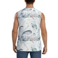 thumbnail image 4 of JUNZAN Sea Animals Men's Sleeveless T Shirts,Sleeveless Muscle Shirts,Sizes S-3XL, 4 of 8