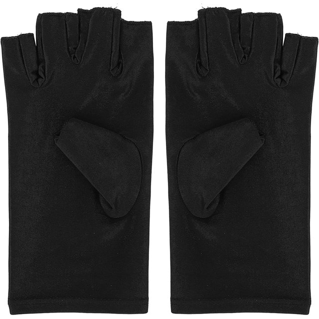 UV Glove for Nail Lamp Anti UV Gloves Nail Art UV Shield Gloves Professional Fiber Cotton Manicure Tool from UV Harm Sunburn
