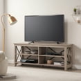 thumbnail image 2 of Evelyn&Zoe Sawyer Rectangular TV Stand for TV's up to 70", Gray Oak, 2 of 8