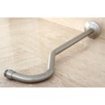 thumbnail image 2 of Kingston Brass K117C8 Restoration 17-Inch Rain Drop Shower Arm with Round Flange in Brushed Nickel, 2 of 6