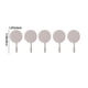 thumbnail image 3 of Paquetes de 5 ganchos adhesivos fuertes para baño y cocina - No hay taladros colgados sin daños para toallas, cubiertos y batas con giro 360 grados, 3 of 6