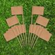 thumbnail image 3 of 100 unids/set palillo de dientes bandera creativa llamativa decorativa en blanco comida bandera Cupcake Topper para Partylight marrón Rojo Verde Cocina, Decoración y Otros, 3 of 5