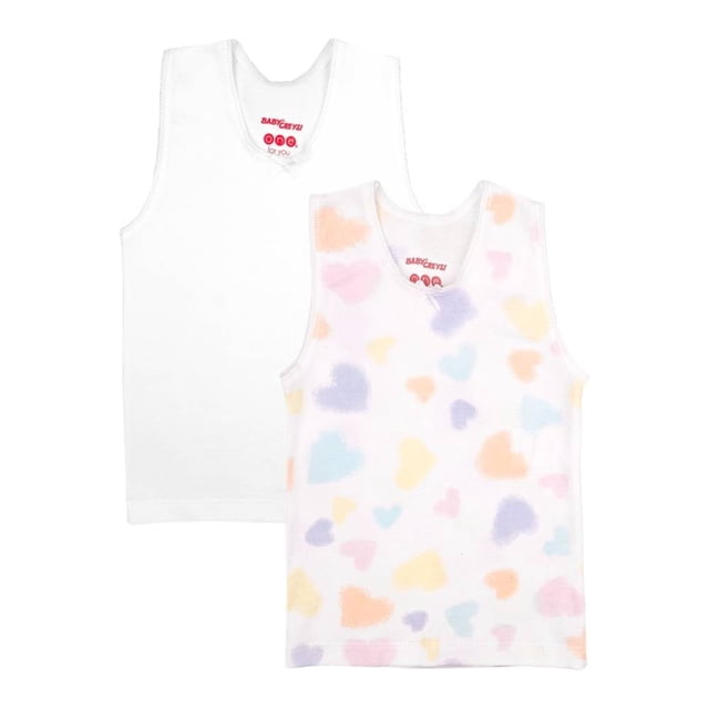 Camiseta Baby Creysi One for You Niña 3X Blanco Estampado Camiseta Paquete 2 pz