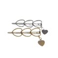 thumbnail image 4 of Corazón Pinza De Pelo Horquilla De Oro Corazón Gota Pelo Barrette Amor Corazón Hairclips Horquillas Corazón Hueco Accesorios Para El Cabello Para Las Mujeres Y Niña Tocado, 4 of 5