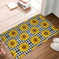 thumbnail image 5 of Haiem Sunflowers Front Door Mat Indoor Outdoor Entrance, Waterproof All-Season, All-Weather Doormat, Durable Flannel Fabric, Fade Resistant, Low Profile, 16x24in, 5 of 9