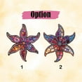 thumbnail image 2 of Iridescent Pink Starfish Faux Stained Glass Window Hanging – Coastal Acrylic Suncatcher for Sunlit Room, Seaside-Inspired Home Décor 4330103262, 2 of 4