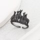 thumbnail image 1 of Anillos de plata de ley 925 para mujer, joyería de lujo con diseño de perro Dubin Punk para boda, dinero, 925, joyería barata, 1 of 2
