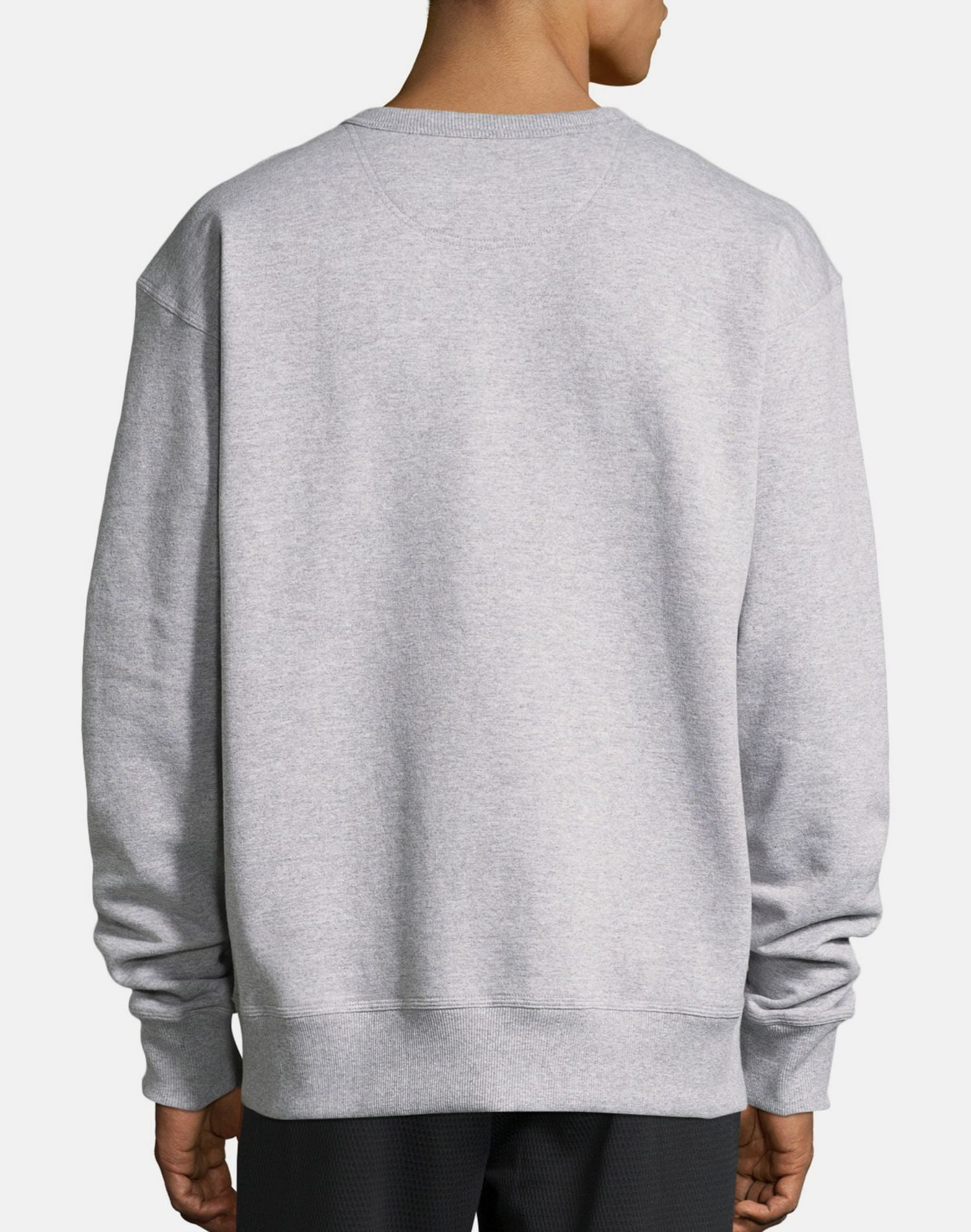 Champion Men's and Big Men's Powerblend Logo Crewneck