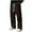 Coffee, variant on QSAWXQZ Men's Ribbed Knit Lounge Sweatpants Drawstring Elastic Waist Wide Leg Casual Pants with Pockets Navy 3XL