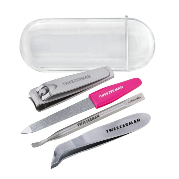 Kit de rescate de uñas Tweezerman Mini portátil de acero inoxidable