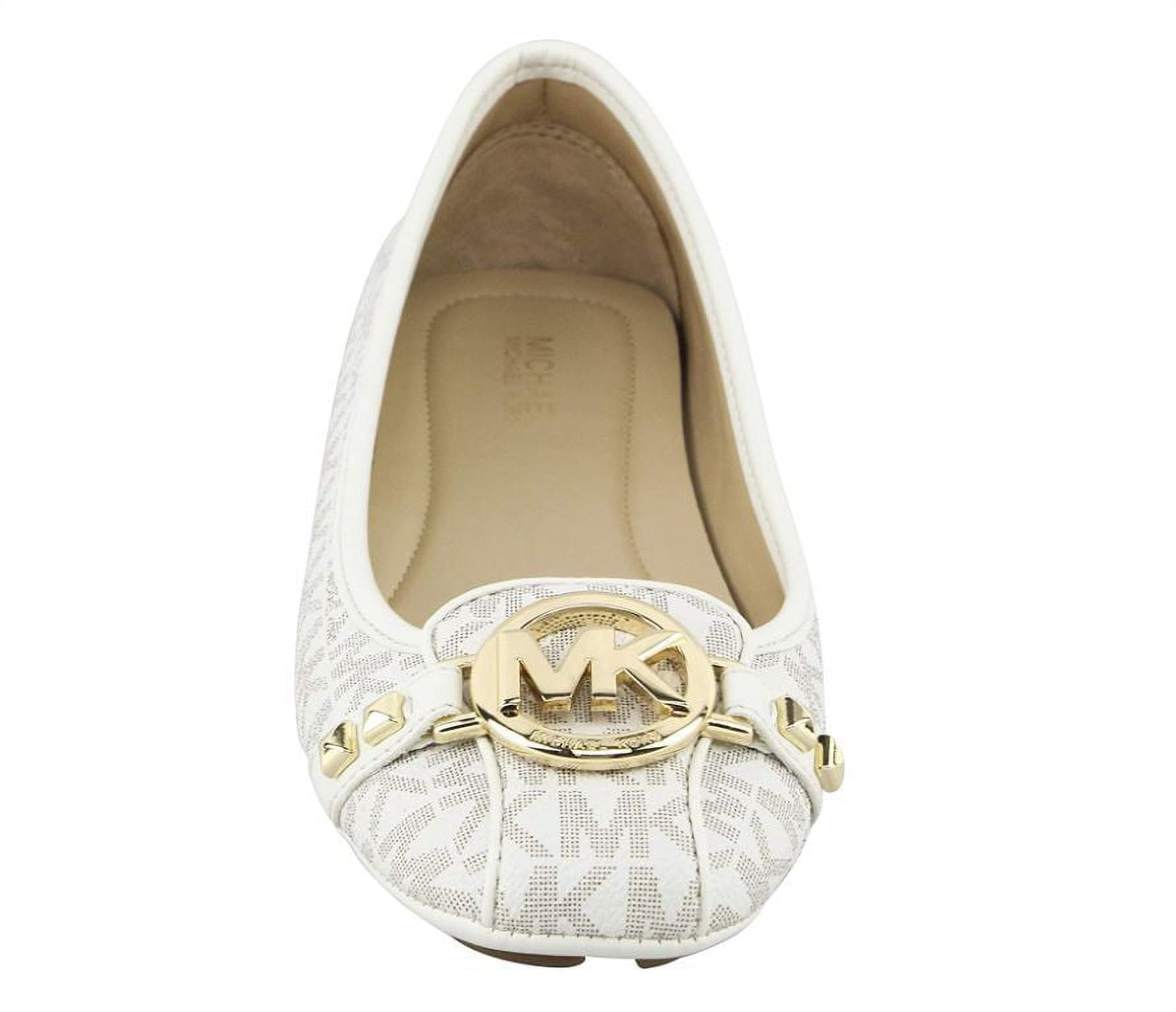 Michael Kors Women's 49T8FUFR1B-149-9.5 Fulton Moccasin (Vanilla