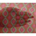 thumbnail image 4 of oneOone Viscose Chiffon Fabric Diamond & Swirl Ikat Decor Fabric Printed BTY 42 Inch Wide, 4 of 4